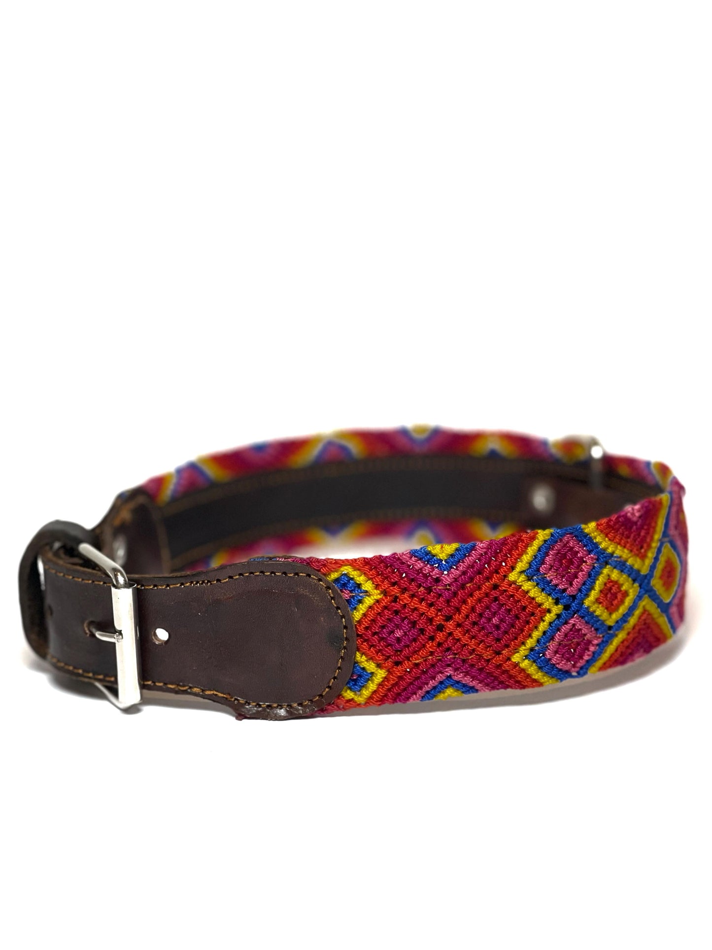 Fuschia Dog Collar Large